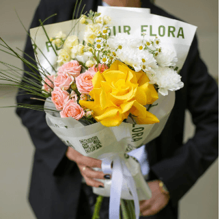 Букет 128(желтый)