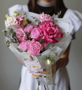 Букет 175(розовый)