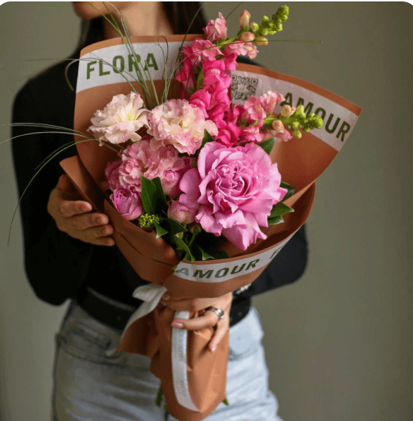 Букет 194(розовый)