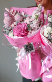 Букет 215(розовый)