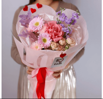 Букет 315(розовый)