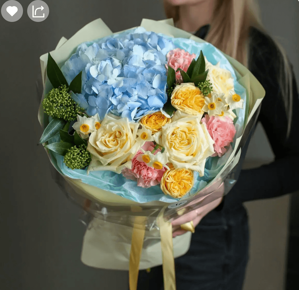 Букет 447(Голубой)