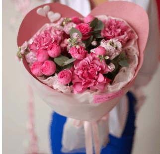 Букет 456(фуксия)