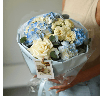 Букет 522(голубой)