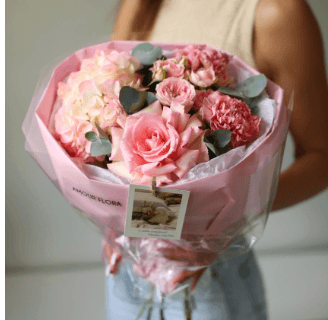 Букет 522(розовый)